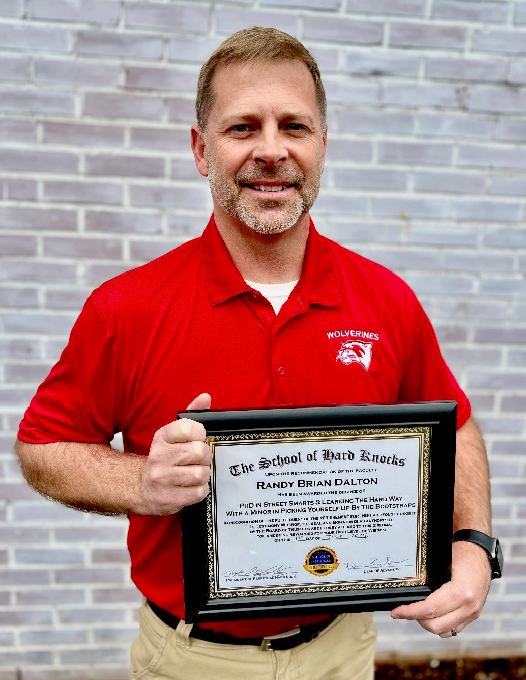 PhD Diploma From The School Of Hard Knocks