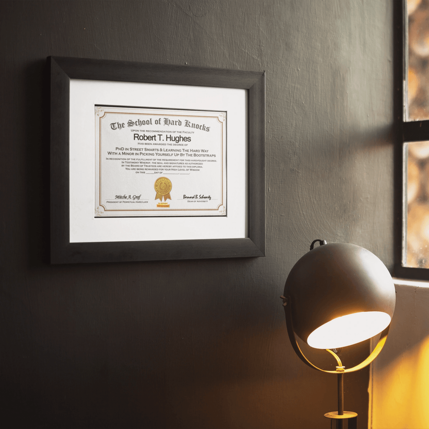 PhD Diploma From The School Of Hard Knocks - The Unleashed Entrepreneur